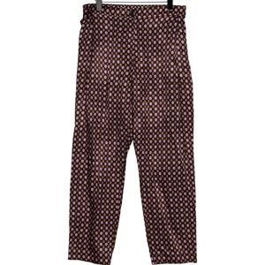 RAQUEL ALLEGRA FLORAL PRINT STRAIGHT LEG PANTS SIZE S/1